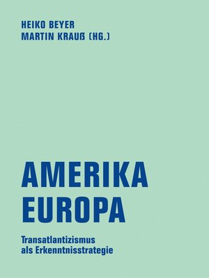 cover image of Amerika--Europa